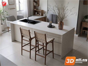 Kitchen island Skp Files